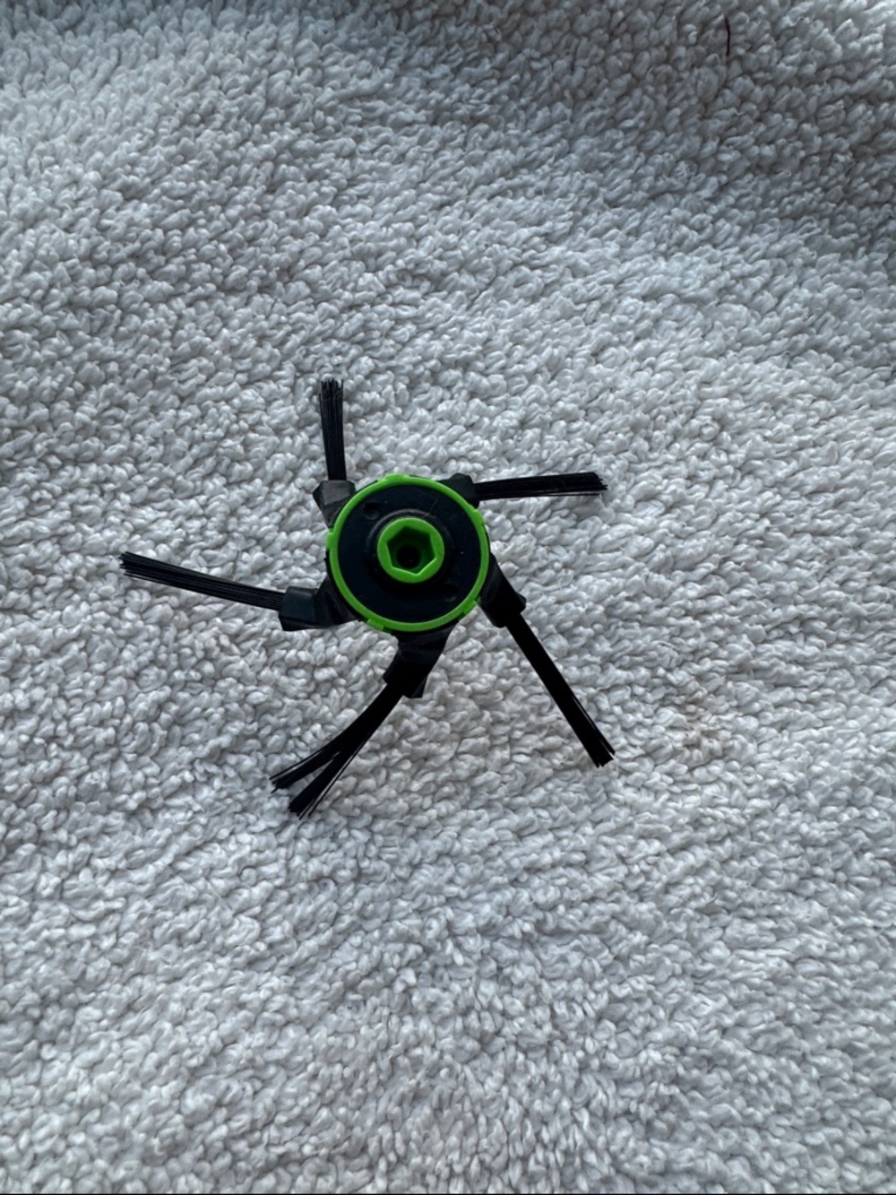 Robot Vacuum Side Brush with Green Accent